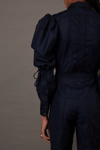 QUOD SUITING JUMP SUIT IN NAVY