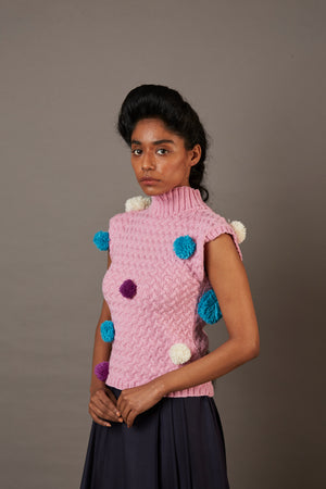 Fountain Vest Pink