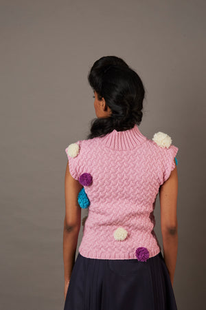 Fountain Vest Pink