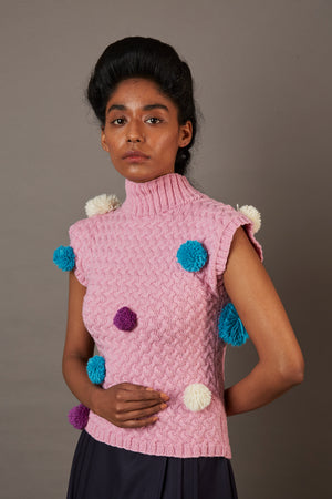 Fountain Vest Pink