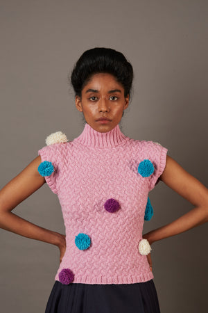 Fountain Vest Pink