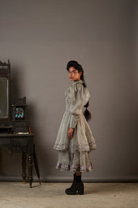 SILK AND HANDWOVEN BANARASI BROCADE DRESS