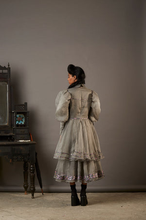SILK AND HANDWOVEN BANARASI BROCADE DRESS
