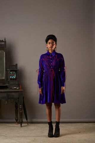 VEINS SHANEEL SHIRT DRESS