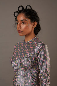 QUOD HANDWOVEN BANARASI BROCADE CORSET TOP