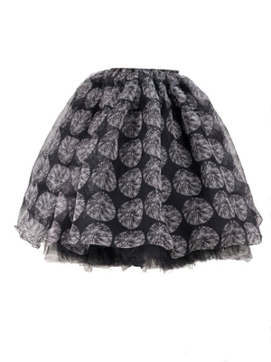 POLKA CHECKS SKIRT