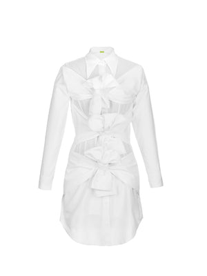 MULTI SLEEVES SHIRT DRESS