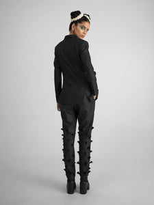 CARMELLA ROSE FT. FOUR SLEEVE JACKET BLACK