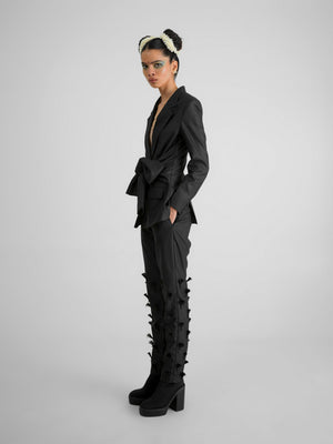 CARMELLA ROSE FT. FOUR SLEEVE JACKET BLACK