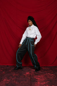 LET’S PUT HER IN THE VASE PANTS IN INDIGO