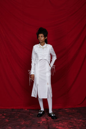 SKELETON IN THE CLOSET SHIRT DRESS