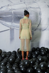 BODY BODY BODY DRESS IN LIME