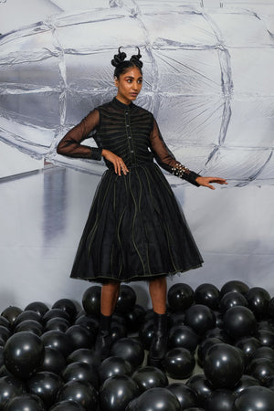 VINES SKIRT IN BLACK