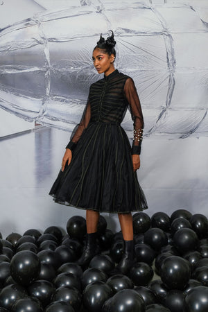 VINES SKIRT IN BLACK