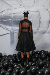 VINES SKIRT IN BLACK