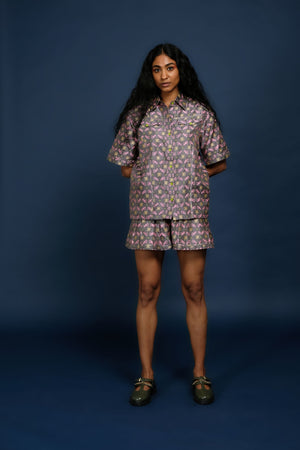 QUOD HANDWOVEN BANARASI BROCADE SHIRT