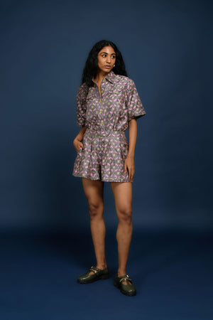 QUOD HANDWOVEN BANARASI BROCADE SHIRT