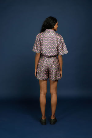QUOD HANDWOVEN BANARASI BROCADE SHIRT