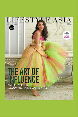 MASOOM MINAWALA FT. Bottlebrush Rainbow Skirt