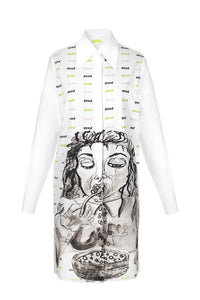 Cereal Girl Shirt Dress