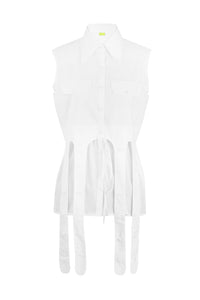 QUOD Rodeo Sleeveless Shirt White