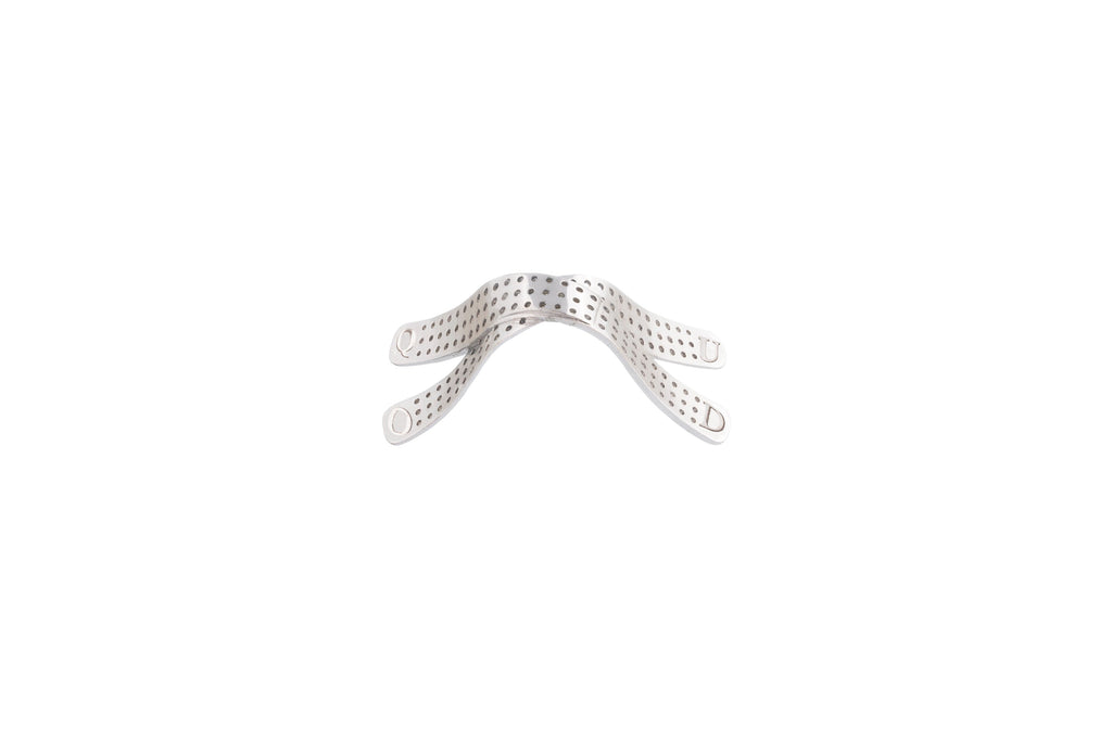 AGOU FT. QUOD DOUBLE CROSS NOSE PLASTER IN SILVER