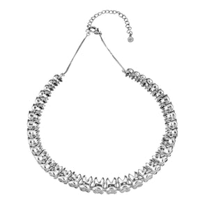QUOD Silver Plated Teeth Necklace