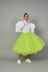 BOTTLEBRUSH TULLE SKIRT