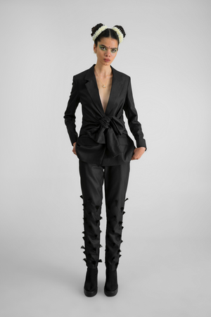 FOUR SLEEVE JACKET BLACK