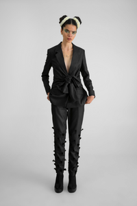 FOUR SLEEVE JACKET BLACK